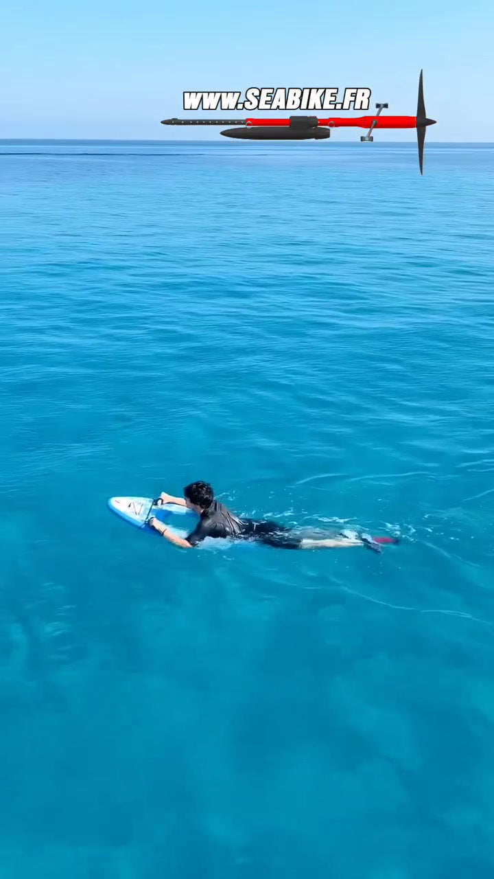 Premium Seabike Snorkeling Kit: Portable Water Bike & Inflatable Board