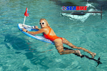 Premium Seabike Snorkeling Kit: Portable Water Bike & Inflatable Board