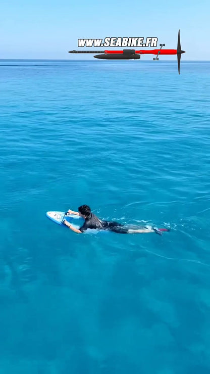 Premium Seabike Snorkeling Kit: Portable Water Bike & Inflatable Board