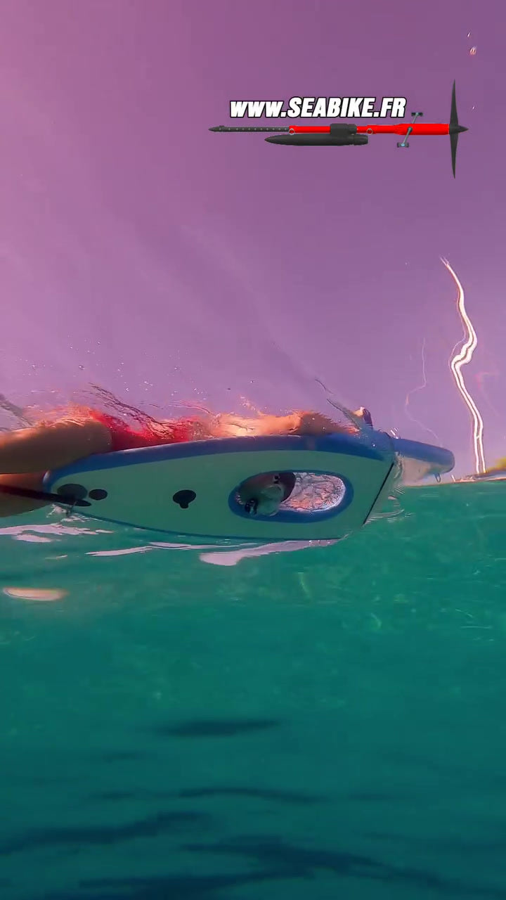 Premium Seabike Snorkeling Kit: Portable Water Bike & Inflatable Board