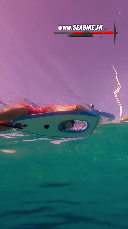 Premium Seabike Snorkeling Kit: Portable Water Bike & Inflatable Board