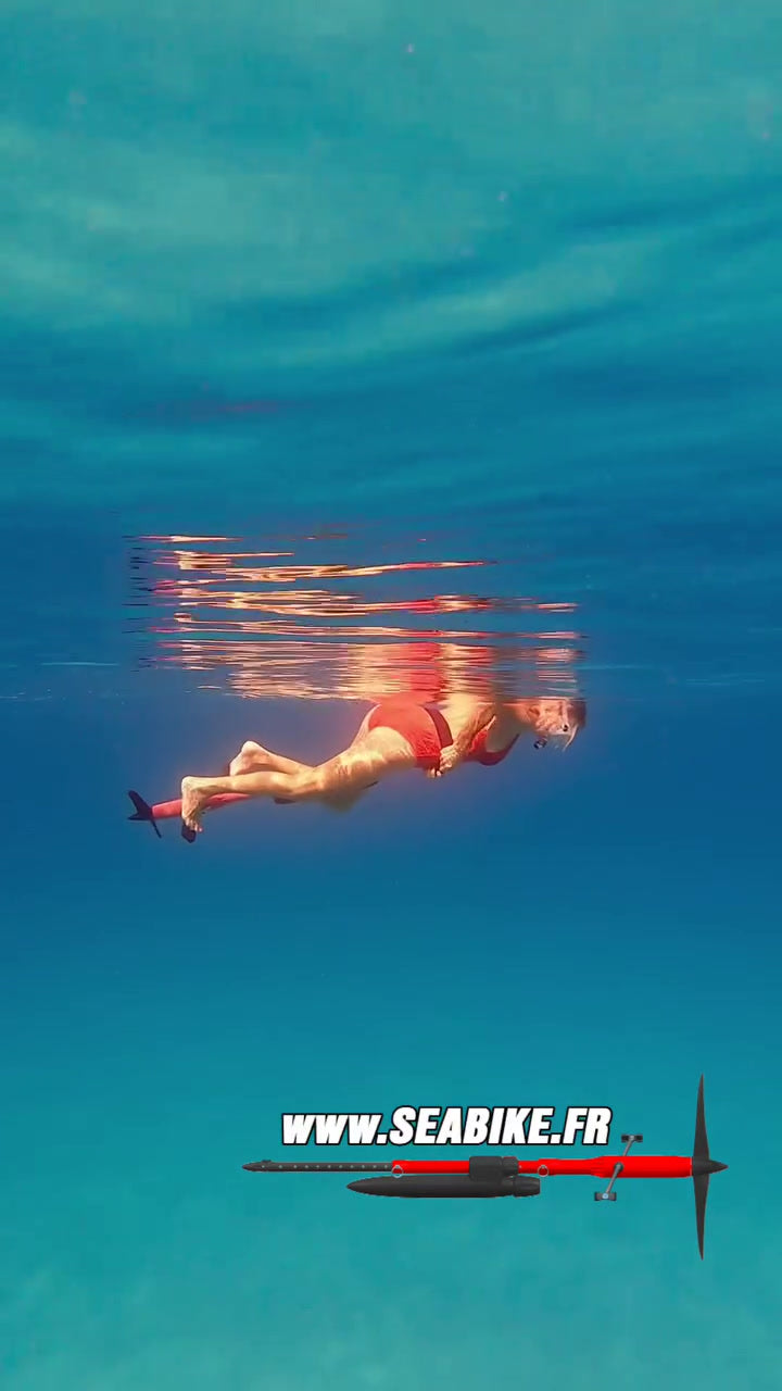 SEABIKE EasySwim Bike tal-Ilma Portabbli – Ħafif, Bla Armar, Aġġustabbli għal Kull Għawwiem