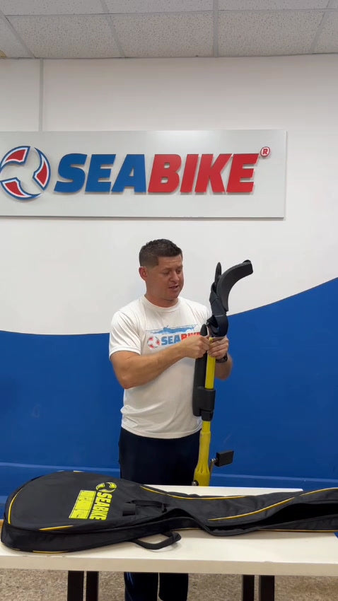SEABIKE EasySwim Bike tal-Ilma Portabbli – Ħafif, Bla Armar, Aġġustabbli għal Kull Għawwiem